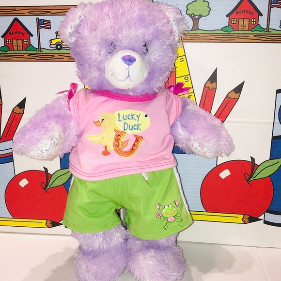 iCarly Purple Bear Plush Build A Bear - Picture 1 of 8